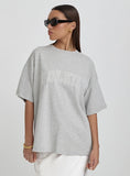 Grey Soleil Embroidered T Shirt