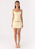 Mirna Micro Skort Lemon Yellow