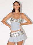 Merinda Halter Top Misty Blue