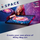 LEGO Art The Milky Way Galaxy Building Set Space Decor DIY Kits for Adults for Bedroom wall Ages 18 Gift Ideas for Astronomy Lovers Men Women Includes Frame for Display 31212