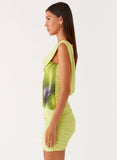 Good Fortune Mini Dress Lime