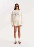 Cream New York Emblem Sweatshirt