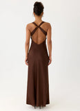 Zandie Maxi Dress Chocolate Torte