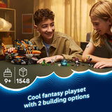LEGO DREAMZzz Tiger Shark Tank Building Toy for Boys Girls Ages 9 Pretend Play Set for Kids Ages 9 W 2 Build Options Includes 5 Minifigures Gift Idea for Birthdays 71515