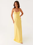 Joanie Maxi Dress Yellow