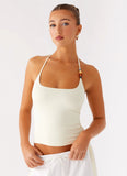 Palm Beach Top Yellow