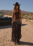 Silvanna Maxi Skirt Chocolate