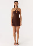 Party For You Mini Dress Chocolate