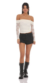 Mini Shorts in Black