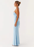 Talk About Us Maxi Dress Blue