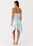 Starla Midi Dress Pale Blue