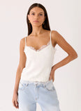 Ellora Cami Top Ivory