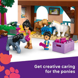 LEGO Friends Pony Ranch Stable Pretend Play Building Toy Playset with 3 Horse Toys for Creative Storytelling Birthday Gift Idea for Girls Boys Ages 7 Who Love Horse Stuff 42654