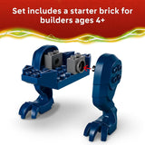 LEGO NINJAGO Zanes Ice Dragon Battle 71865 Building Toys for Boys Girls Ages 4 Posable Snake Dragon Figures Pretend Play 4 Minifigures 141 pieces Gift Idea