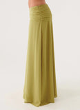 Willowmena Maxi Skirt Lime