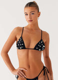 Vada Bikini Top Black