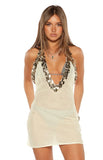 Westgate White Sequin Trim Mini Dress PRE ORDER