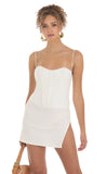 Sweetheart Corset Dress in White