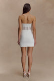 Palmer Mesh Corset Mini Dress Ivory
