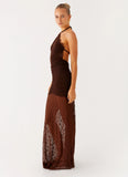 Somber Maxi Dress Chocolate
