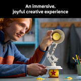 LEGO Ideas Disney Pixar Luxo Jr Room Decor and Building Set for Adults Office and Desk Decor for Women and Men Ages 18 Brick Built Lamp DIY Kit Collectible Gift Idea for Movie Fans 21357
