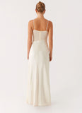Rising Sun Maxi Dress Off White