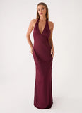 Eloise Maxi Dress Plum