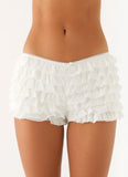 Pixie Bloomer Shorts White