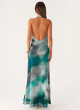 Lost At Sea Maxi Dress Sea Splash