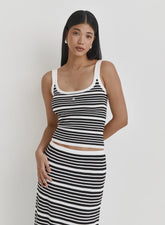 Multi Stripe Vest Top