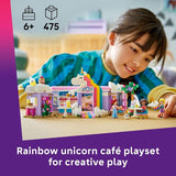 LEGO Friends Unicorn Dream Café Building Toy for Girls Boys Pretend Playset for Kids Ages 6 Gift for Birthdays W Paisley Aliya Iza Minidolls Accessories 42684