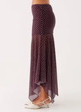Buffy Maxi Skirt Burgundy