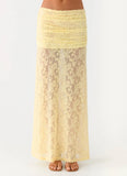Farruko Jacquard Maxi Skirt Butter
