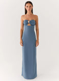 Coast Is Clear Maxi Dress Coastal Blue