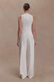 Aldea Cotton Sleeveless Top White