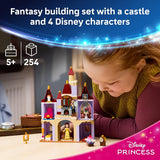 LEGO Disney Princess Belle the Beasts Enchanted Castle 43289 Building Toys for Girls Boys Ages 4 Castle Toy W Movie Characters Pretend Play 254 pieces Gift for Birthdays