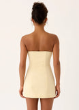 Luna Rosa Mini Dress Baby Yellow