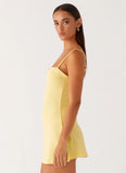Cindy Mini Dress Yellow