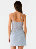 Romy Mini Dress Grey