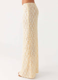 Bling It On Maxi Skirt Ivory