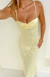 Ely Yellow Lace Maxi Formal Dress PRE ORDER