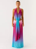 After Bloom Maxi Dress Disco Ombre