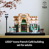 LEGO Icons French Café Paris Building Kit DIY Set for Adults Collectible Bedroom and Home Decor Display for Home or Office Gift for Birthdays 10362