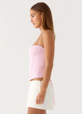 Tayana Corset Top Pink