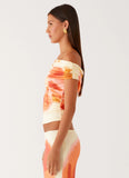 Moka Off Shoulder Top Mimosa Blossom