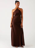 Tulama Maxi Dress Chocolate