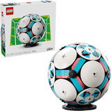 LEGO Editions Soccer Ball Building Toy for Kids Collectible Sports Decor for Boys Girls Ages 10 Includes Micro Stadium Gift for Birthdays 43019