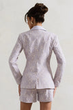 Kennedy Mauve Lace Tailored Blazer