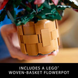 LEGO Icons Poinsettia Building Sets for Adults Artificial Flowers for Decoration Festive Holiday Flowers for Table Centerpiece 10370
