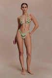 Robyn Beaded Bikini Bottom Sage